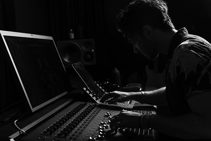 The Magic Theatre Music Studio's professional mixing console