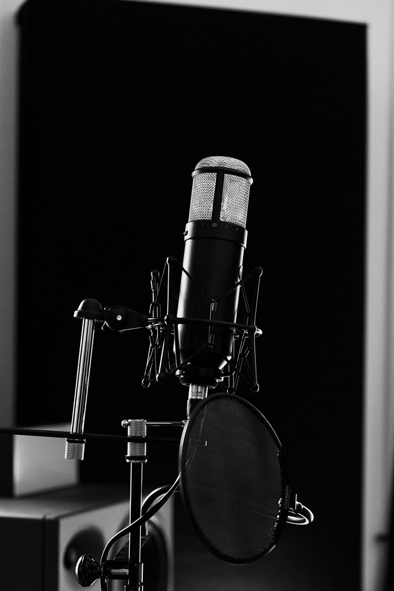 The Magic Theatre Music Studio's professional microphone